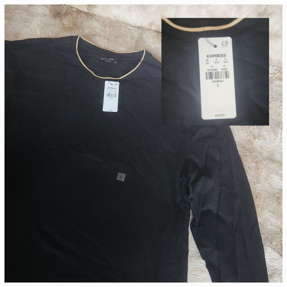 Express Black Men's Shirt